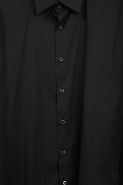 Prada Black Cotton-Poplin Buttoned Shirt
