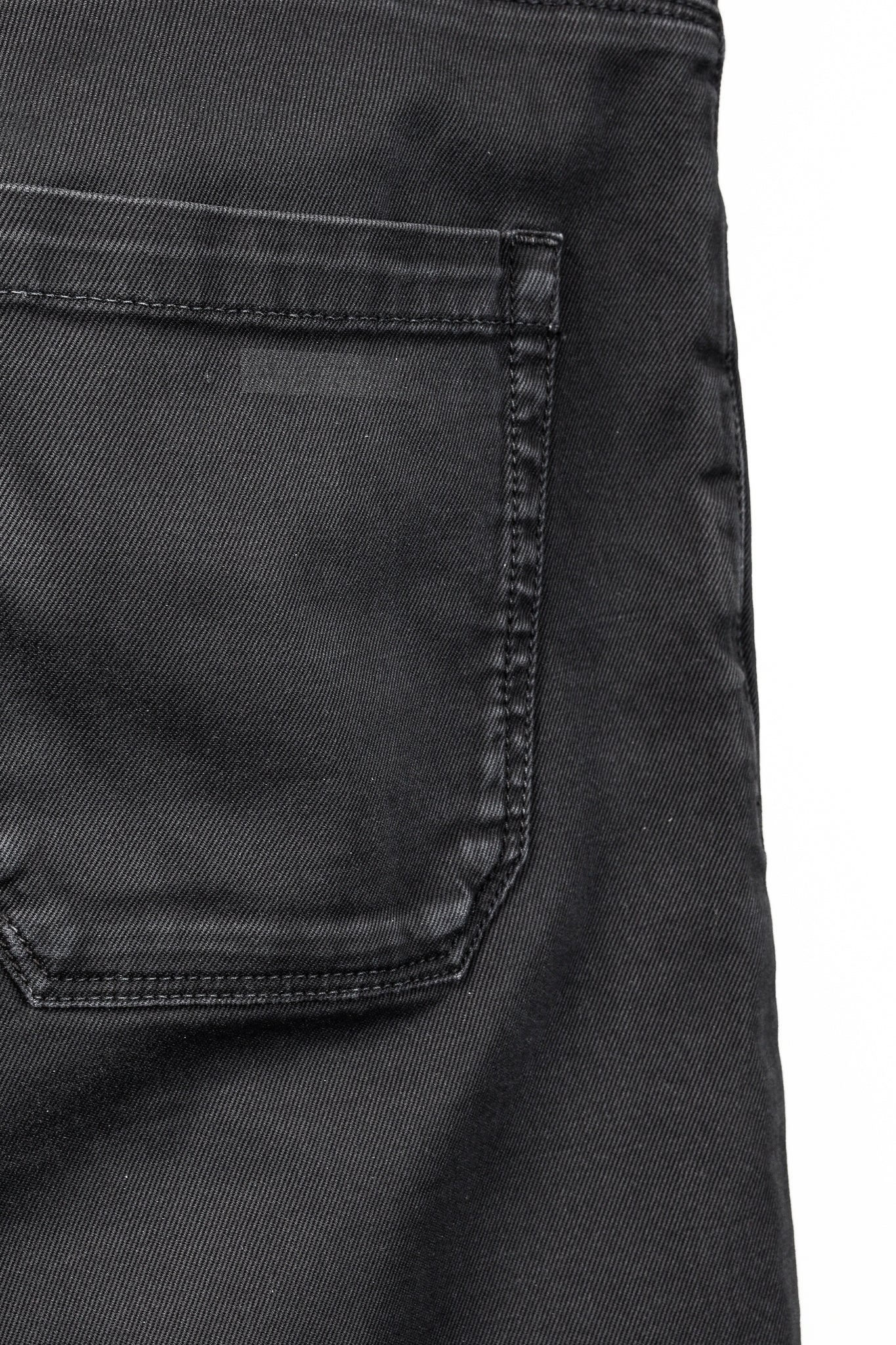 Prada Washed-Black Cotton-Twill Straight-Leg Jeans