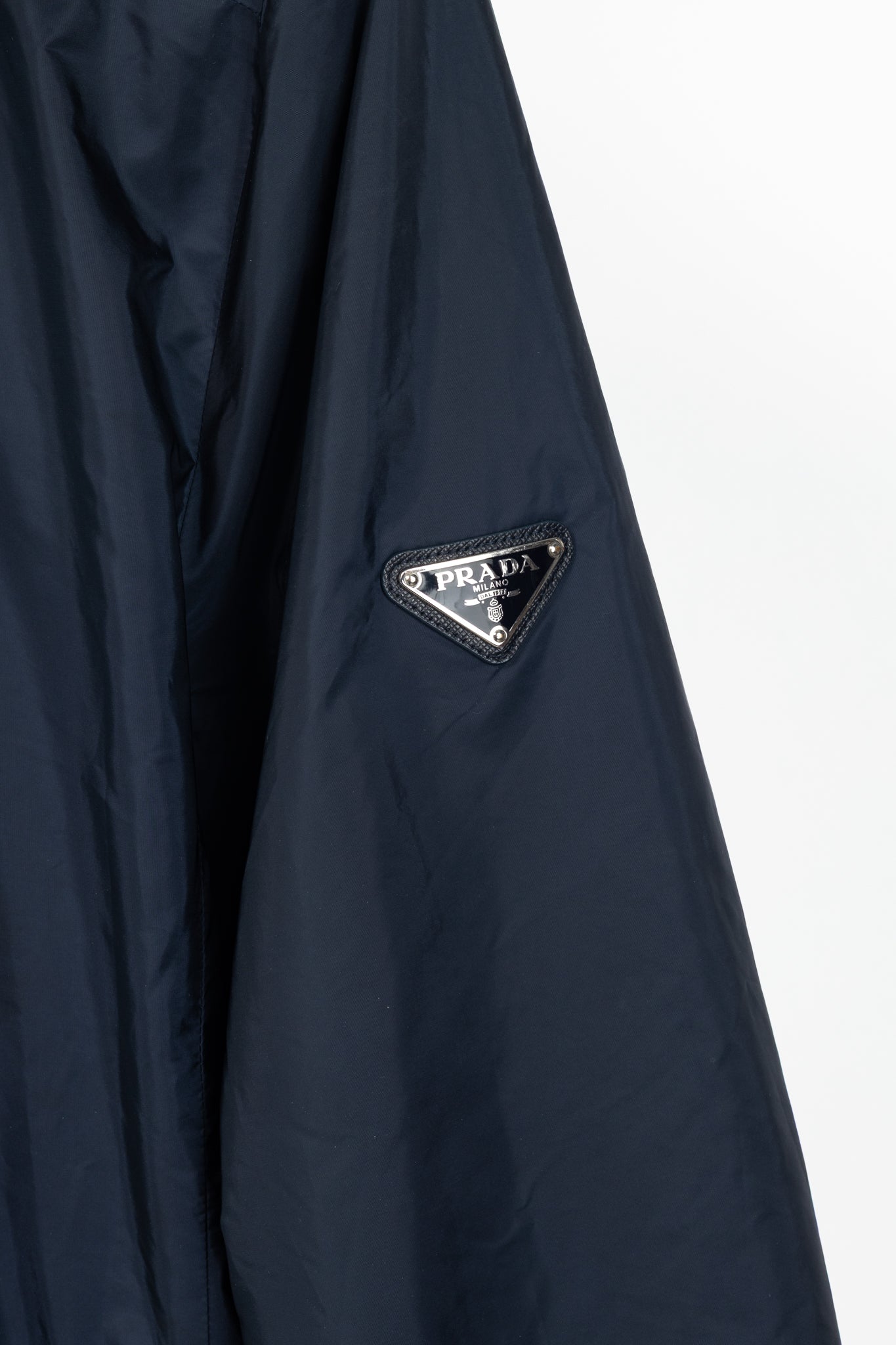 Prada Reversible Navy & Green Nylon-Taffeta Blouson Jacket