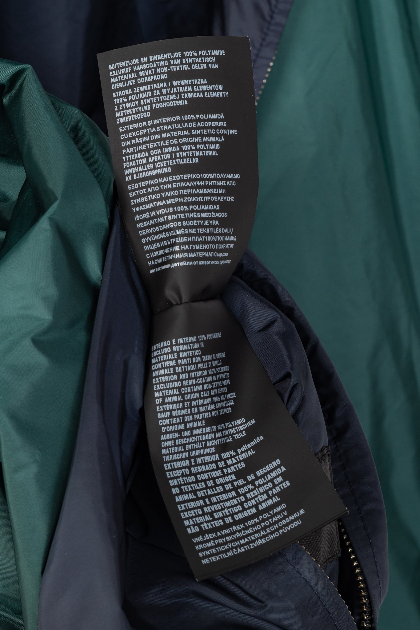 Prada Reversible Navy & Green Nylon-Taffeta Blouson Jacket