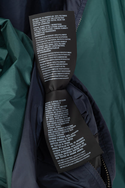 Prada Reversible Navy & Green Nylon-Taffeta Blouson Jacket