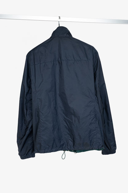 Prada Reversible Navy & Green Nylon-Taffeta Blouson Jacket