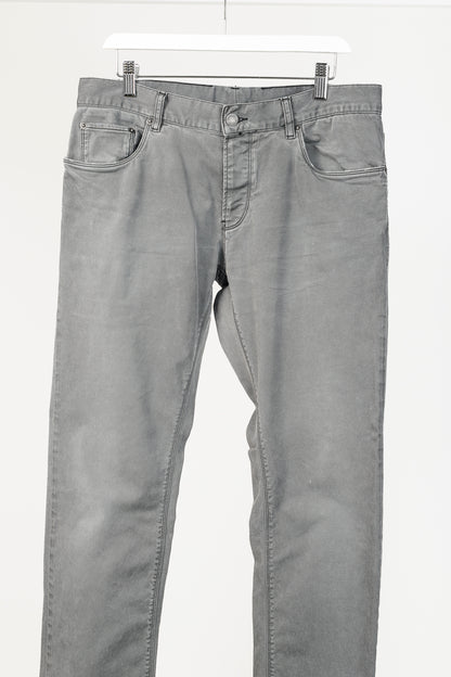 Prada Medium-Grey-Wash Tapered-Fit Jeans