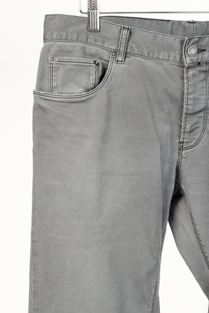 Prada Medium-Grey-Wash Tapered-Fit Jeans