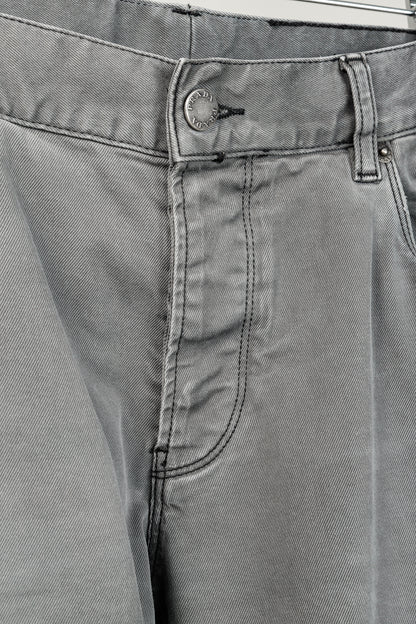 Prada Medium-Grey-Wash Tapered-Fit Jeans