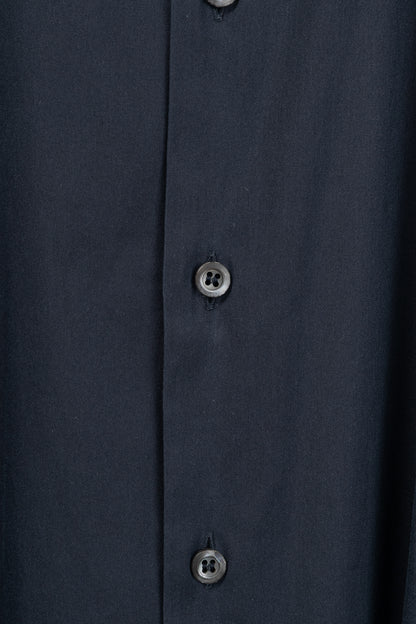 Prada Navy Cotton-Poplin Buttoned Shirt