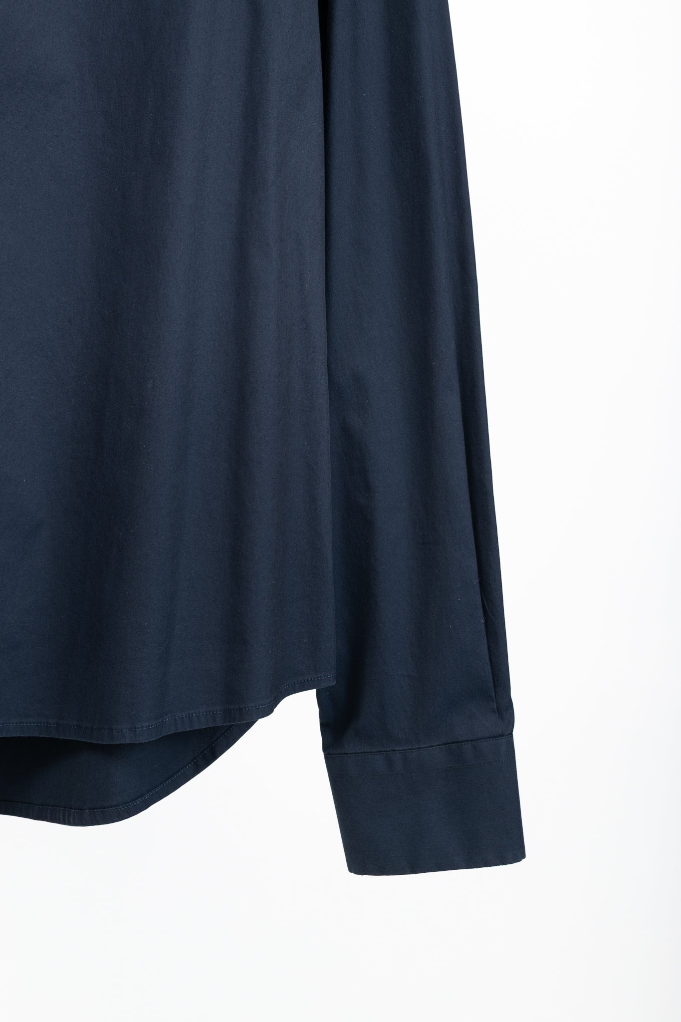 Prada Navy Cotton-Poplin Buttoned Shirt