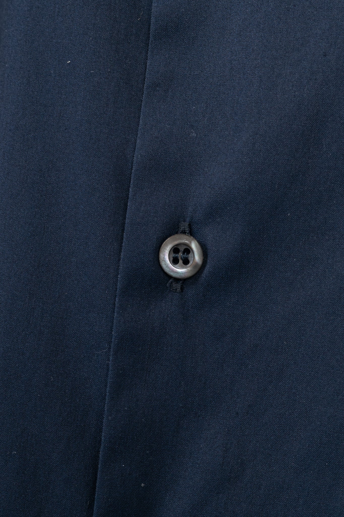 Prada Navy Cotton-Poplin Buttoned Shirt