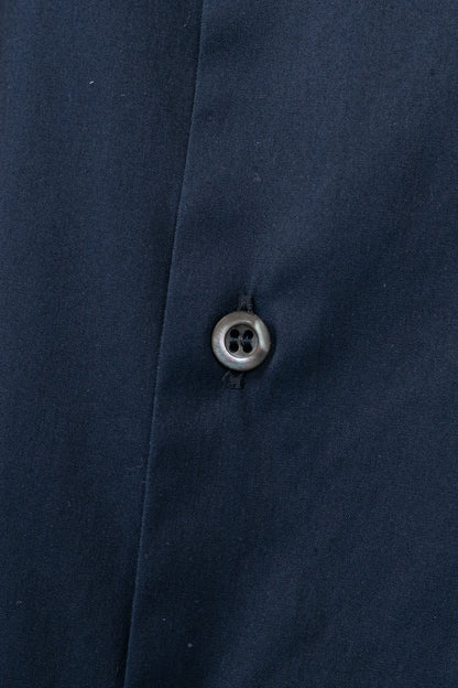 Prada Navy Cotton-Poplin Buttoned Shirt