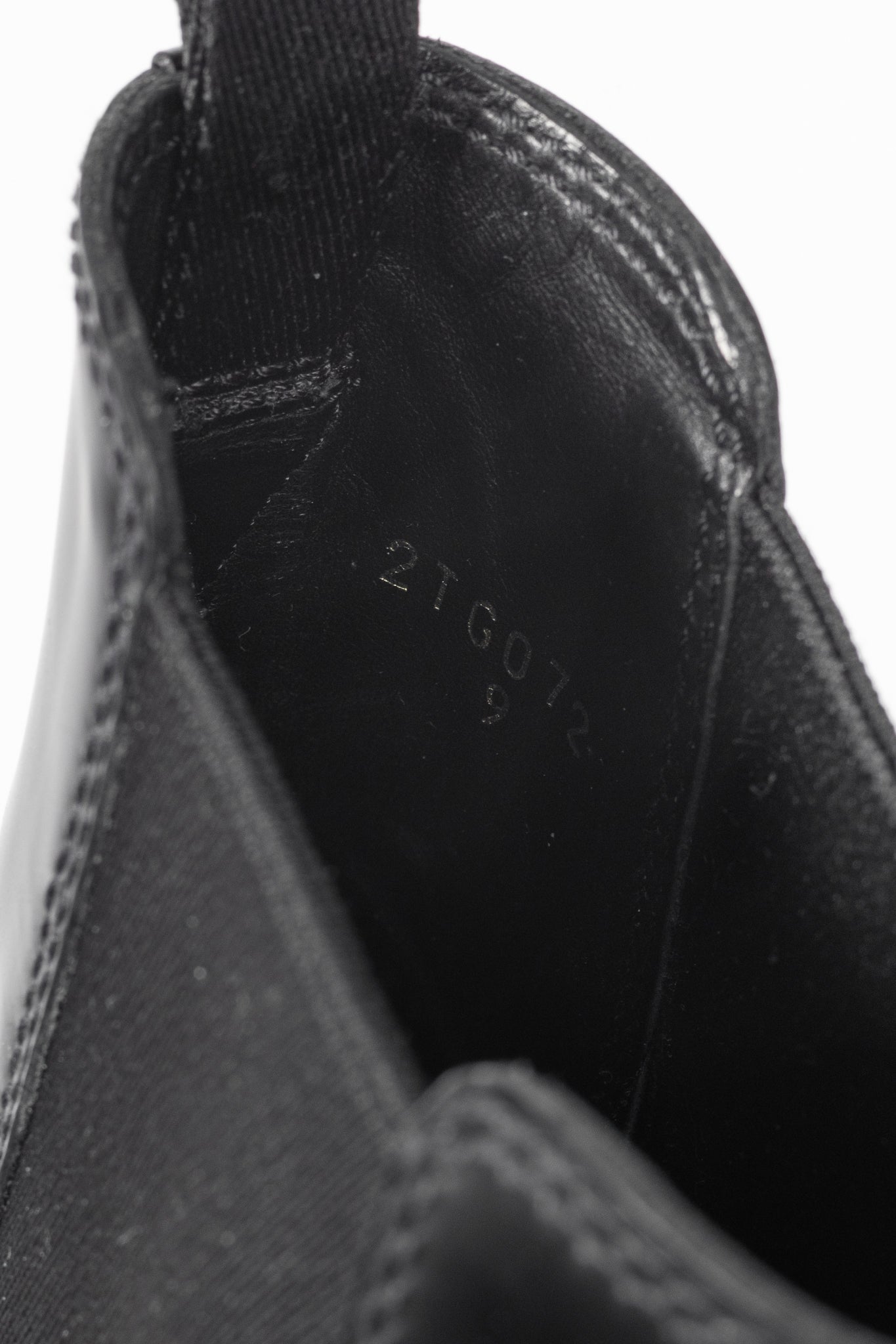 Prada Black Leather Chelsea Ankle Boots