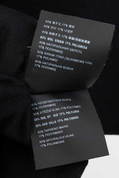 Prada AW/18 Nero Logo Oversized Knit Polo