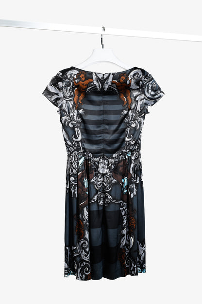 Prada SS/11 Baroque Cherub Striped Dress