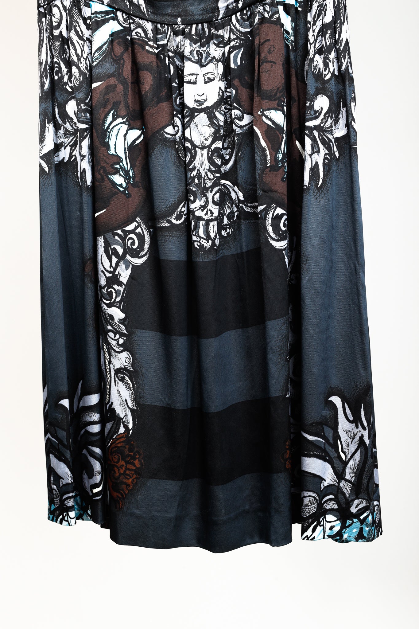 Prada SS/11 Baroque Cherub Striped Dress