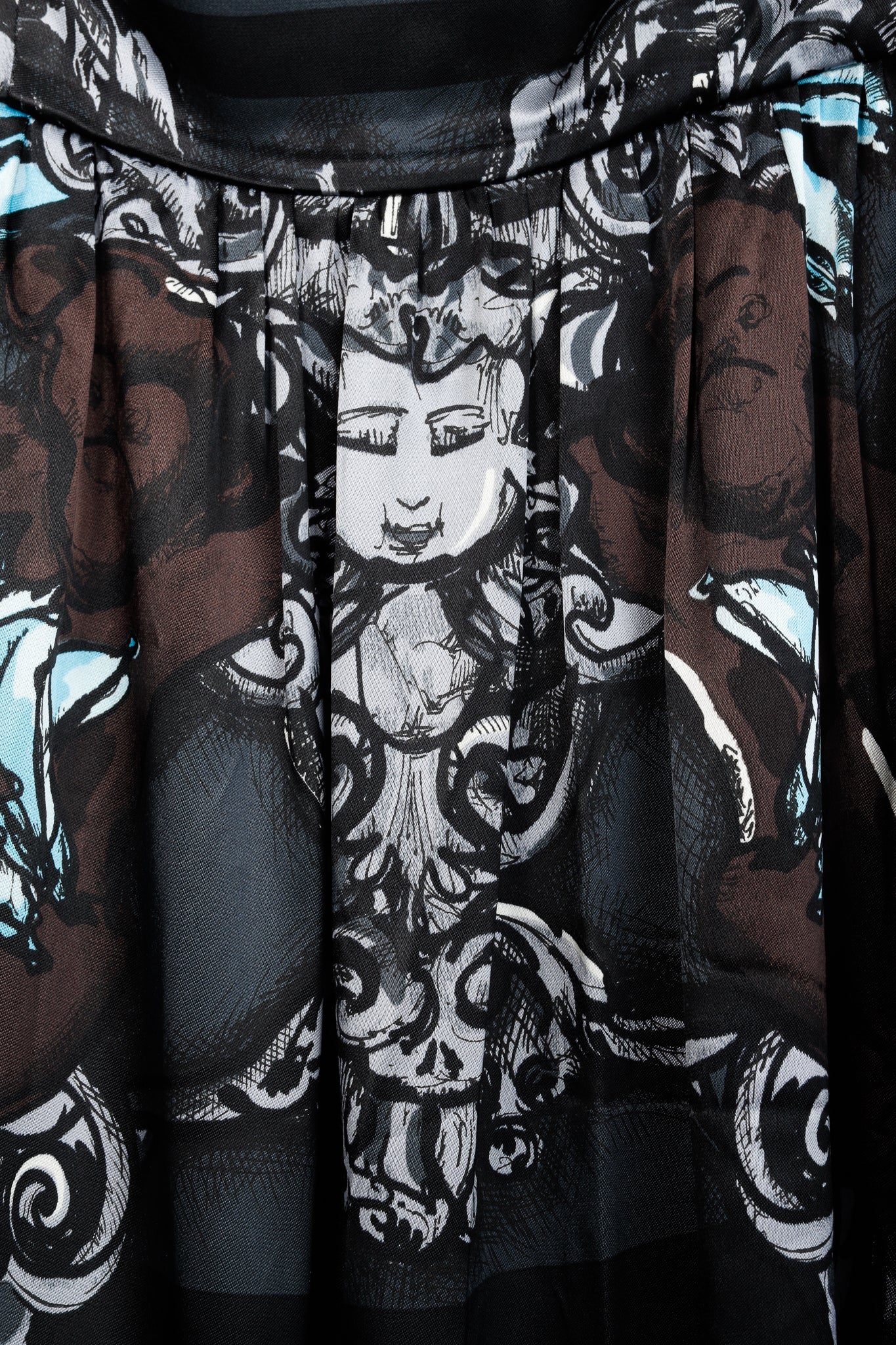 Prada SS/11 Baroque Cherub Striped Dress