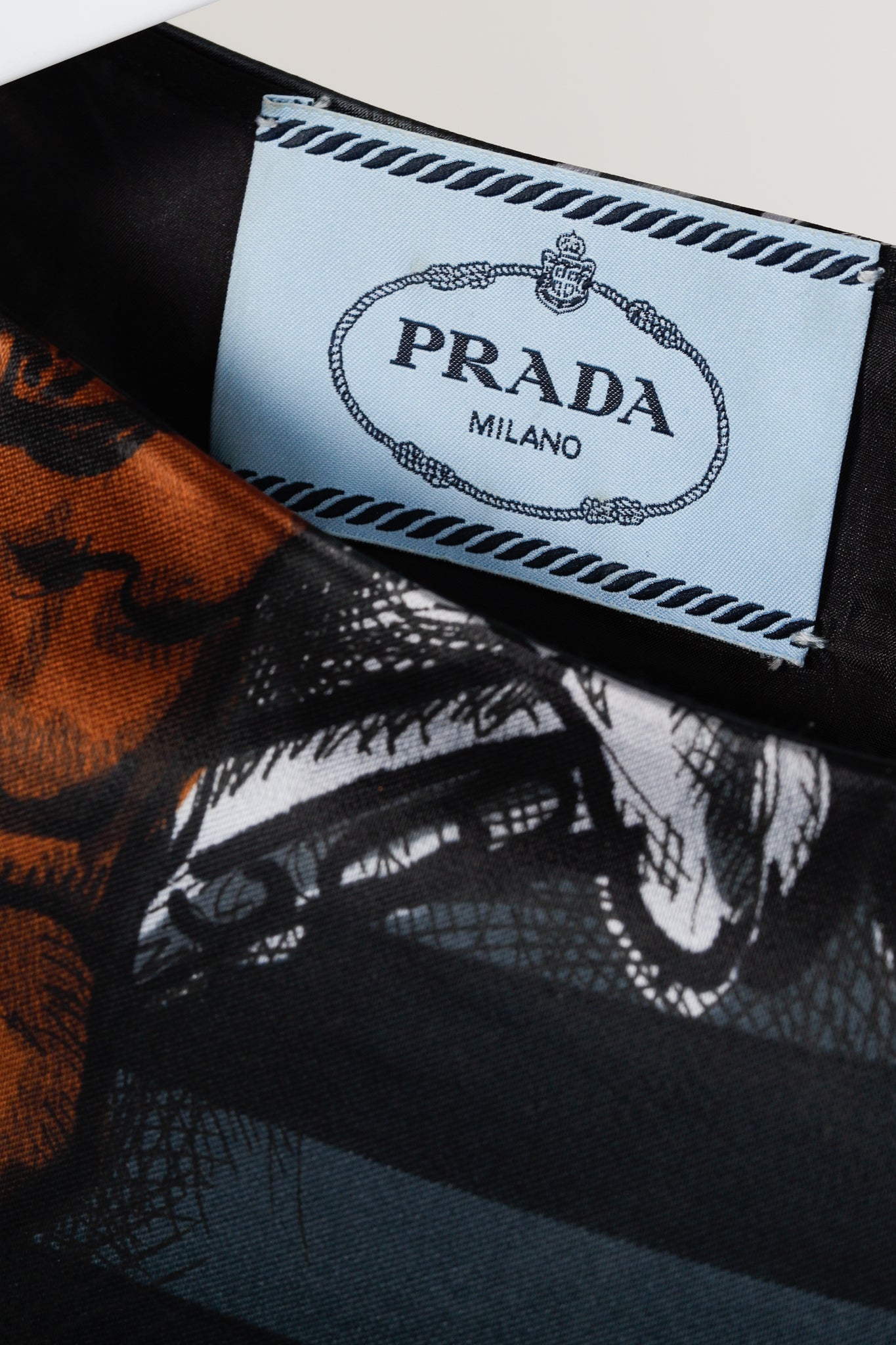 Prada SS/11 Baroque Cherub Striped Dress