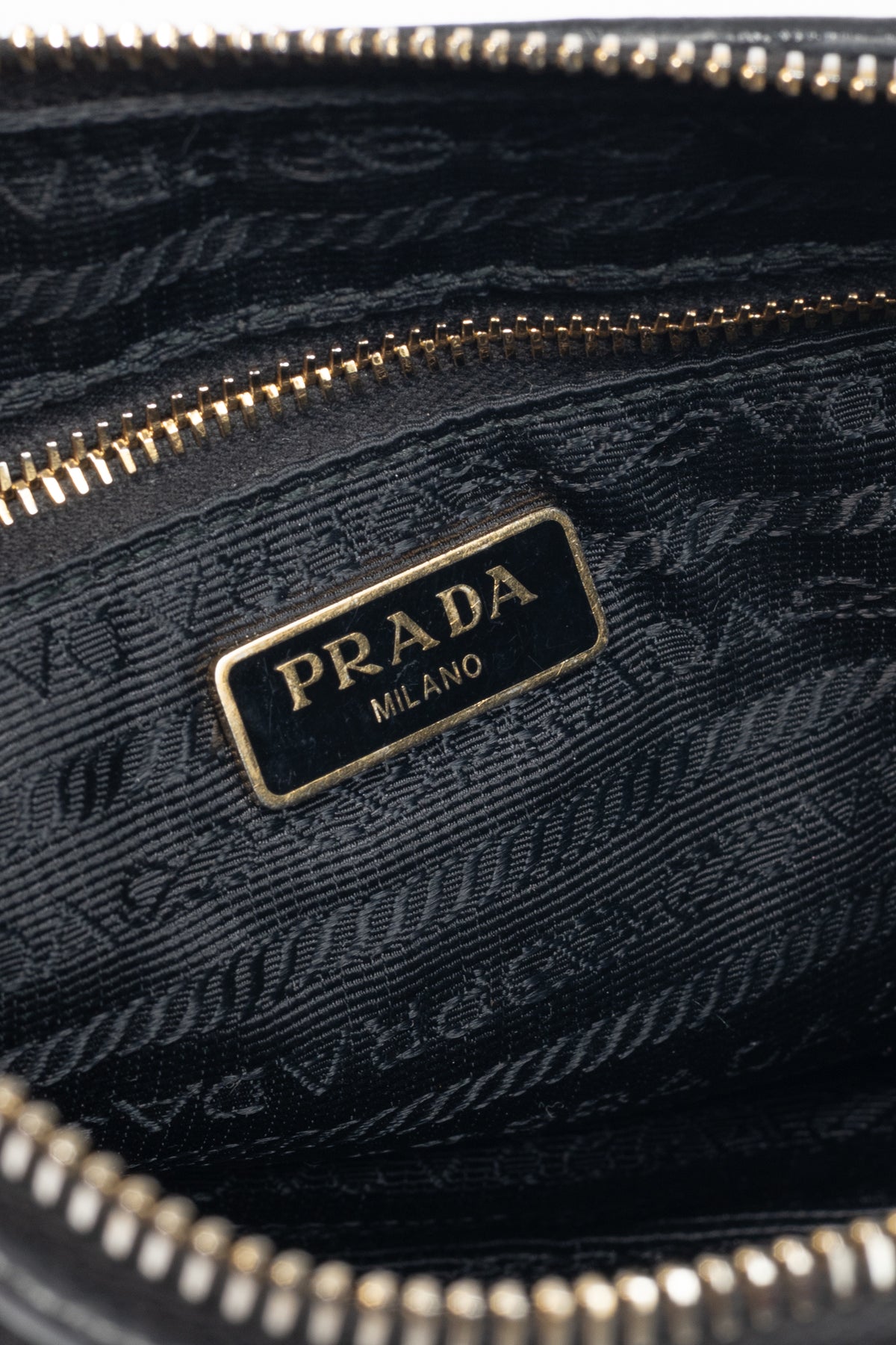 Prada Nero Tessuto Gaufre Nylon Shoulder Bag