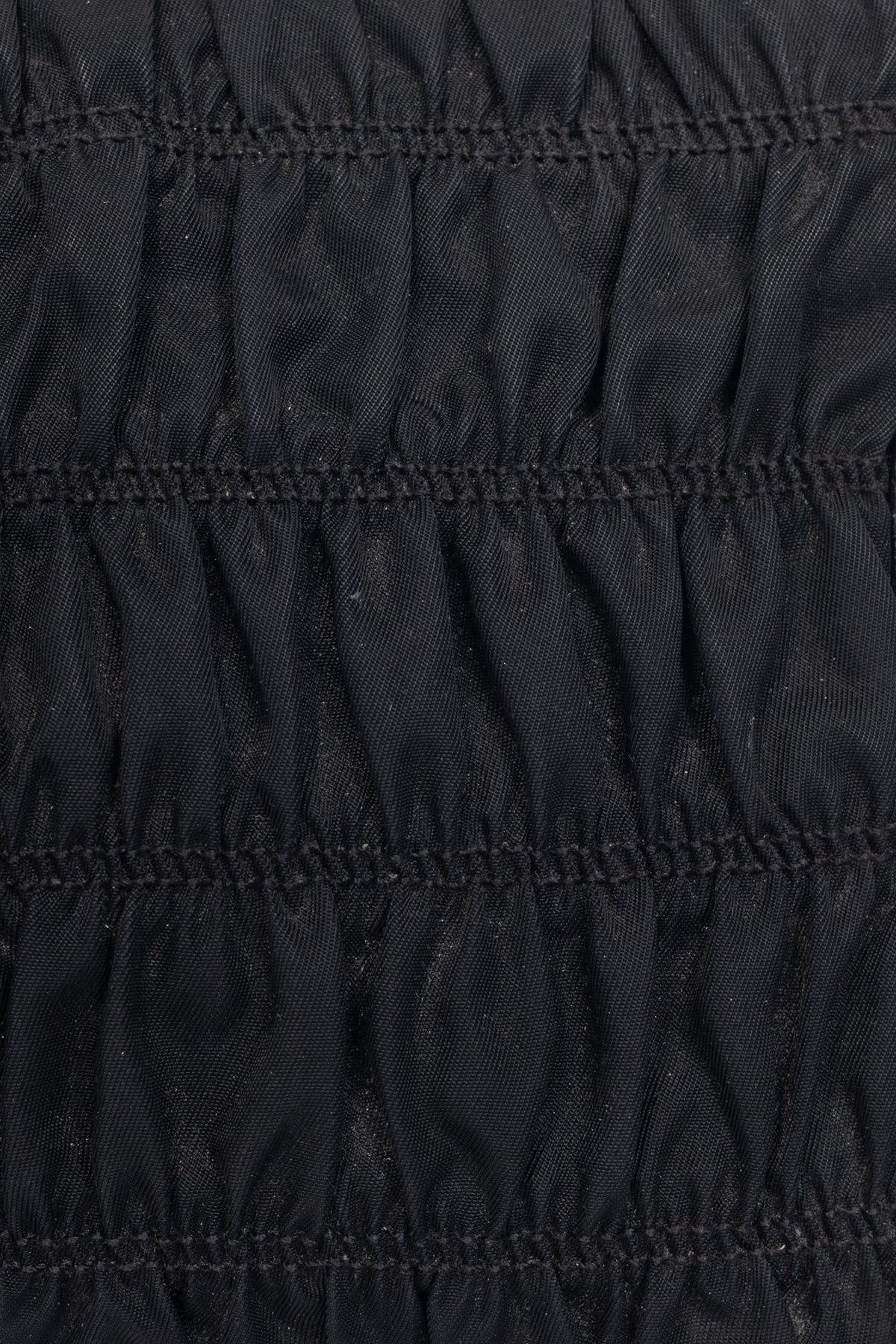 Prada Nero Tessuto Gaufre Nylon Shoulder Bag