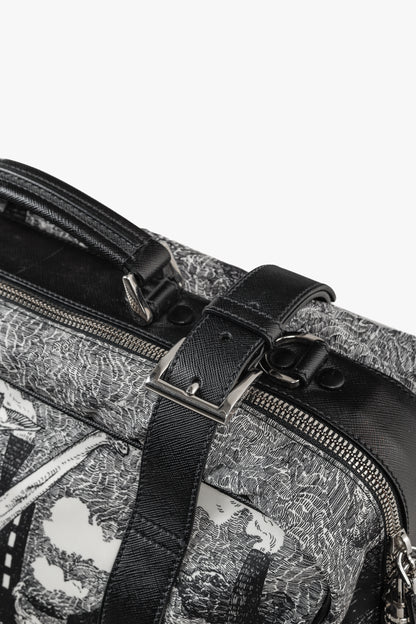 Prada AW/16 Animal Kingdom Nero & Avorio Tessuto Suitcase