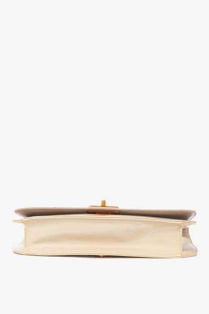 Prada Cammeo Vernice Leather Oversized Clutch