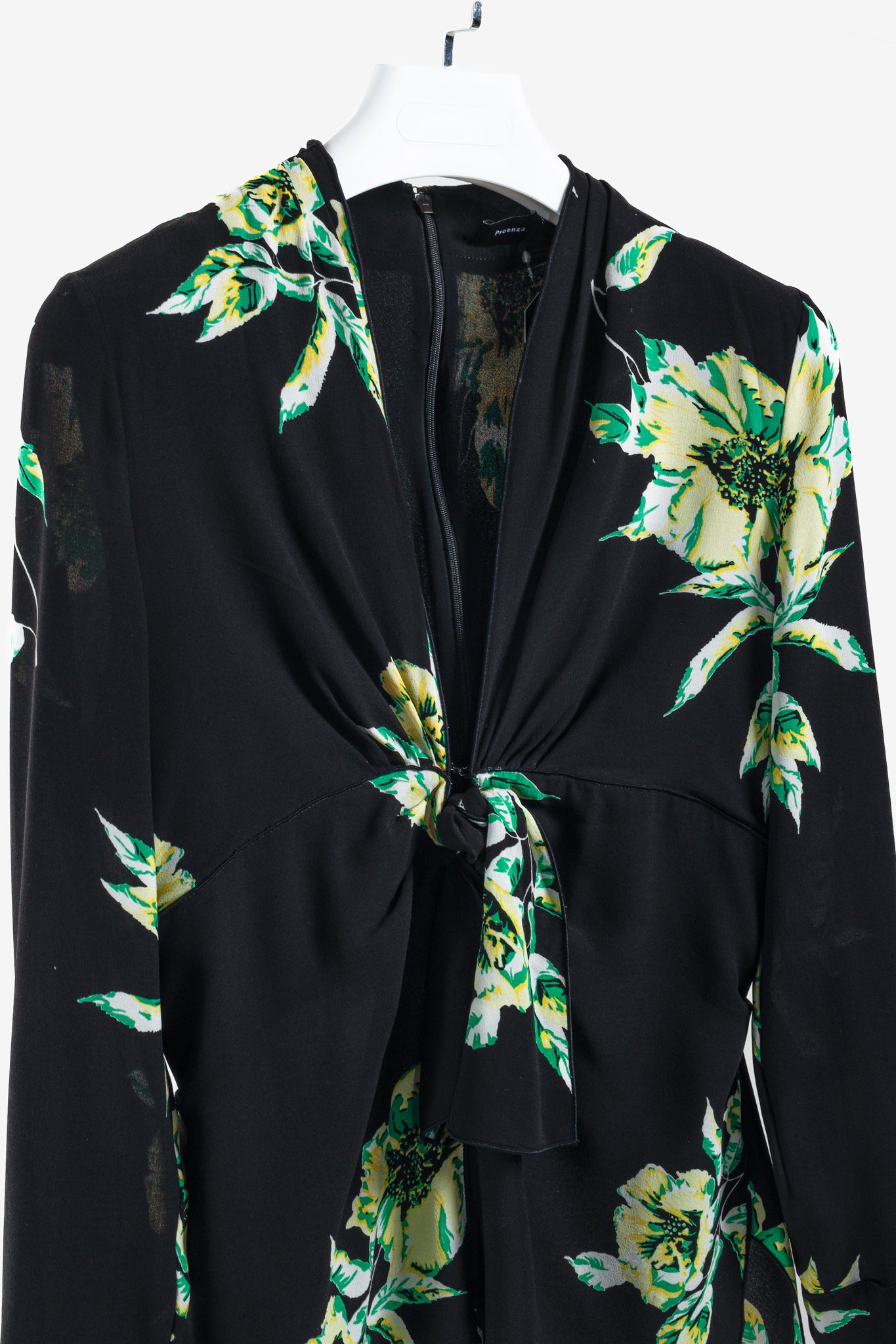 Proenza Schouler Silk Floral Print Blouse
