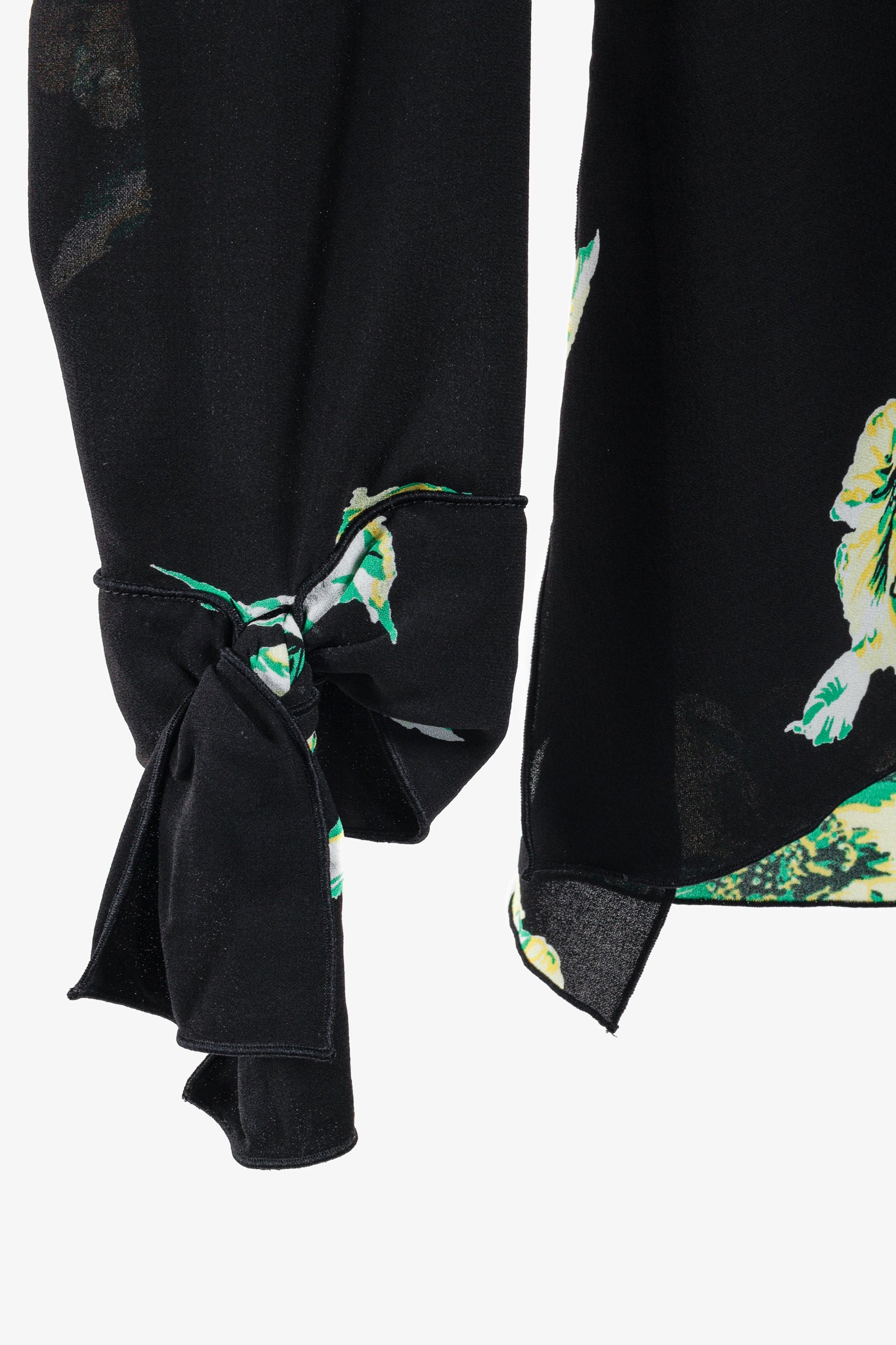 Proenza Schouler Silk Floral Print Blouse