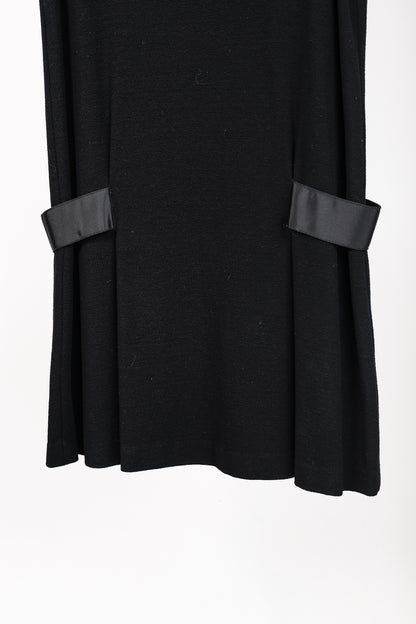 Proenza Schouler Black Knit Short-Sleeve Mini Dress