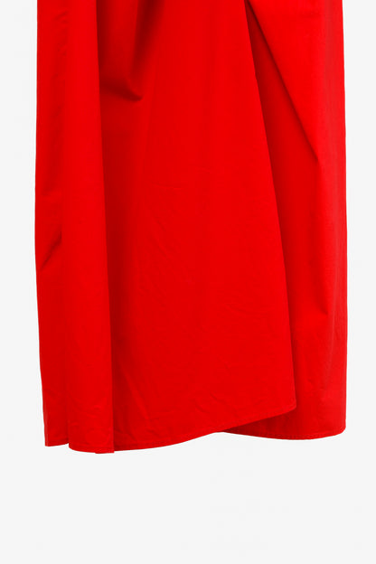 Proenza Schouler Resort 2019 Poppy Poplin Tie-Waist Shirtdress
