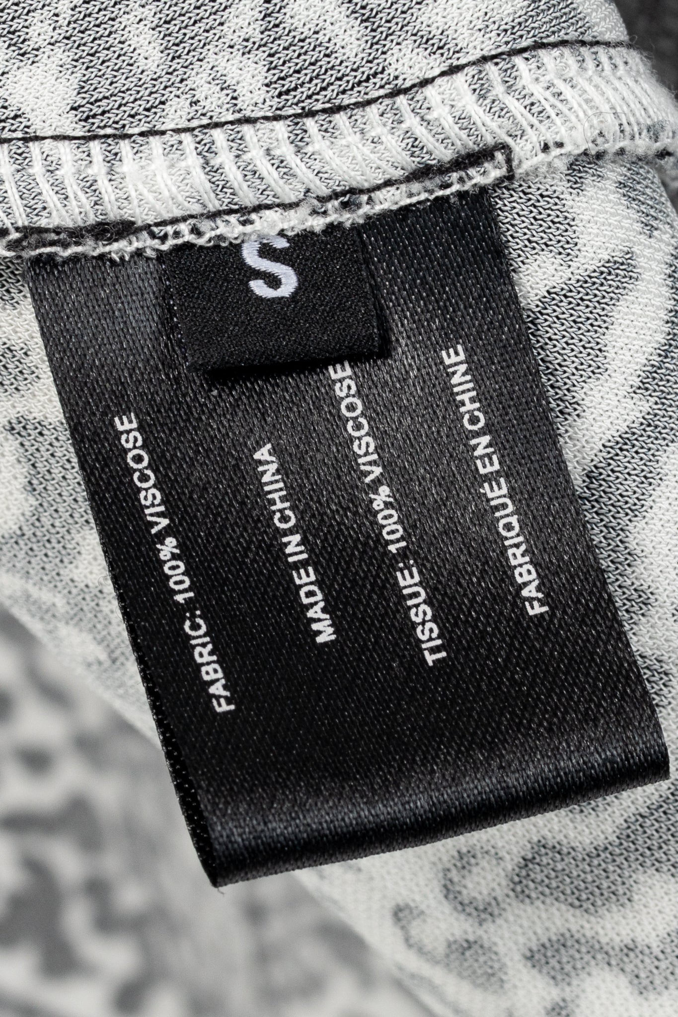Proenza Schouler Black & White Mixed-Print Jersey Top