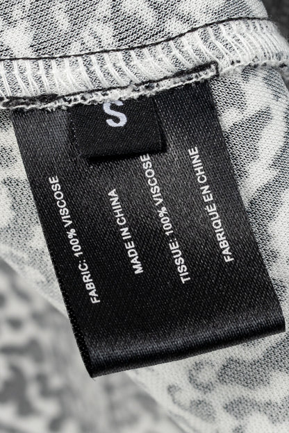 Proenza Schouler Black & White Mixed-Print Jersey Top