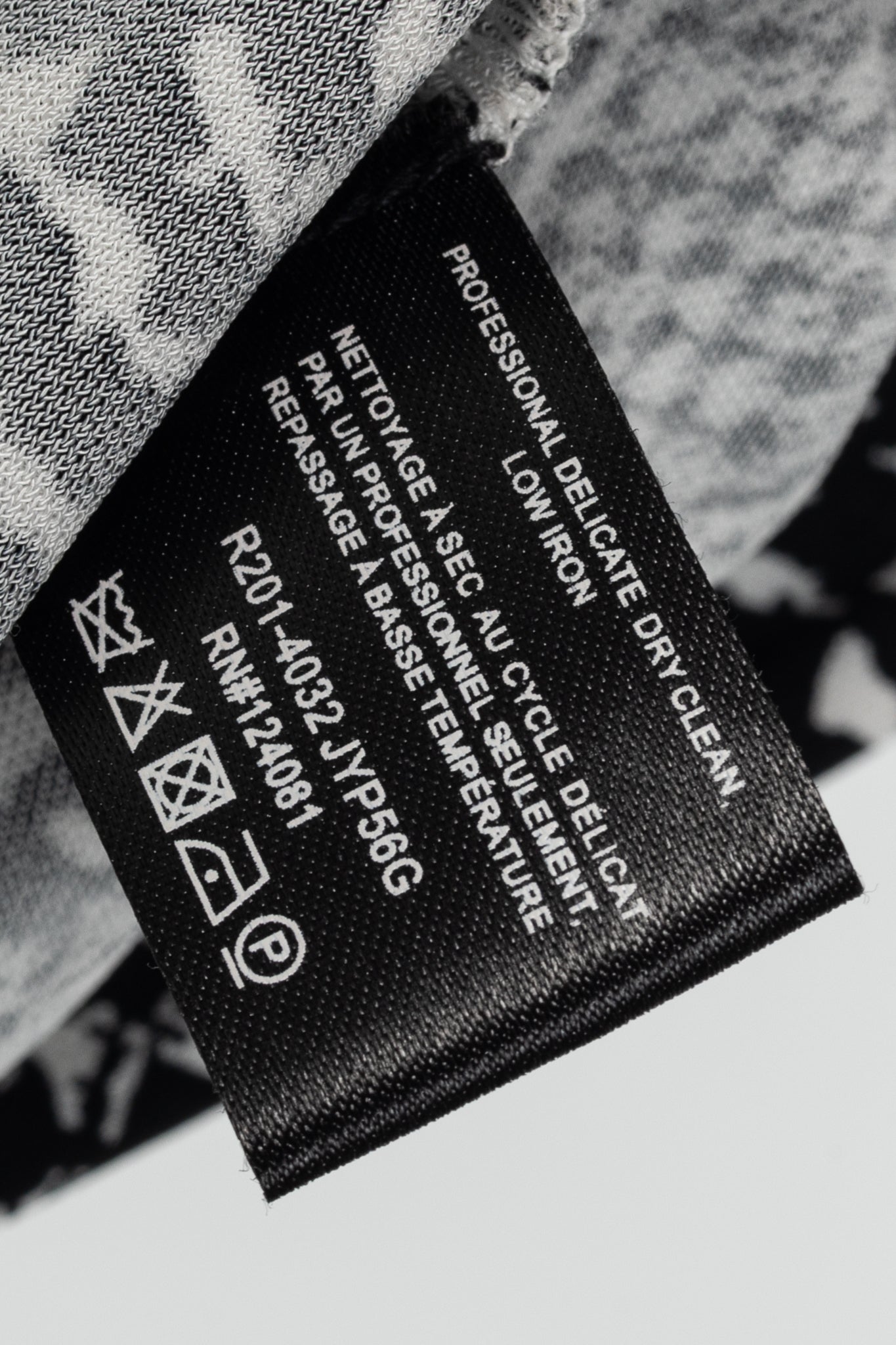 Proenza Schouler Black & White Mixed-Print Jersey Top