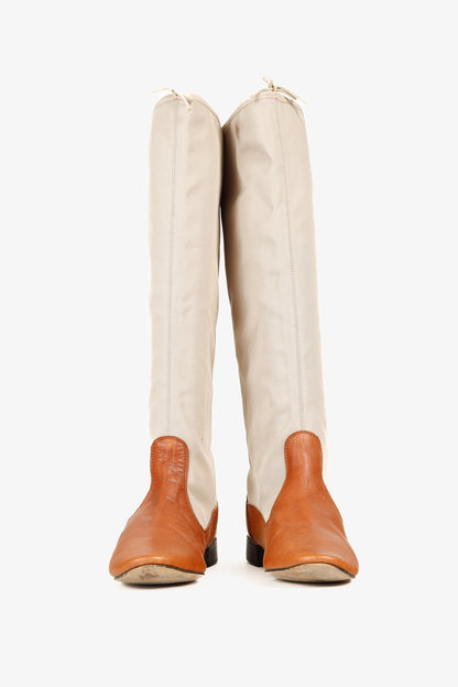 Repetto Music Mastic Cuba Trench & Leather Riding Boots