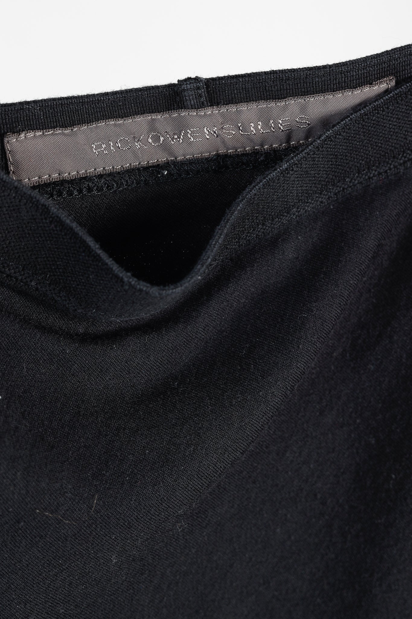 Rick Owens Vintage Lilies Black Jersey Column Skirt