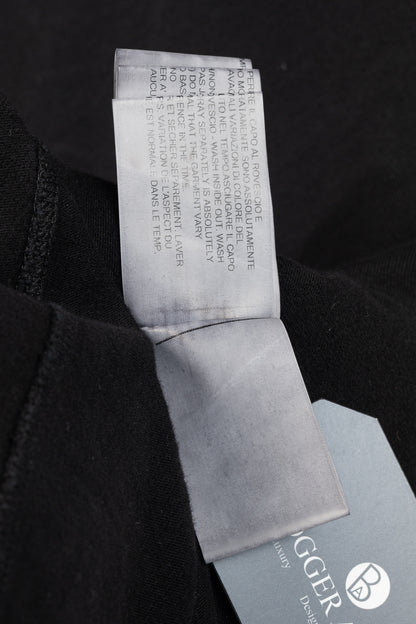 Rick Owens DRKSHDW AW/14 Black Cotton Long-Sleeve Midi Dress