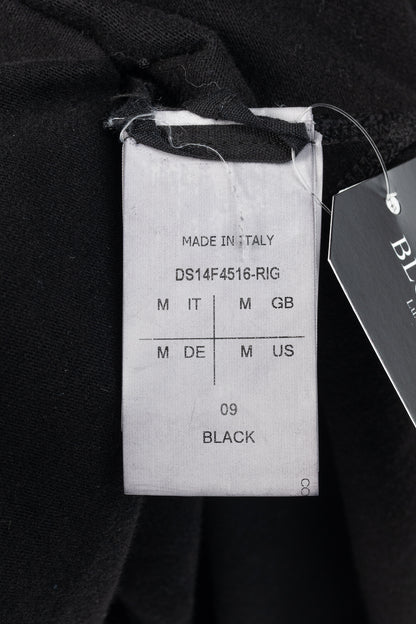Rick Owens DRKSHDW AW/14 Black Cotton Long-Sleeve Midi Dress