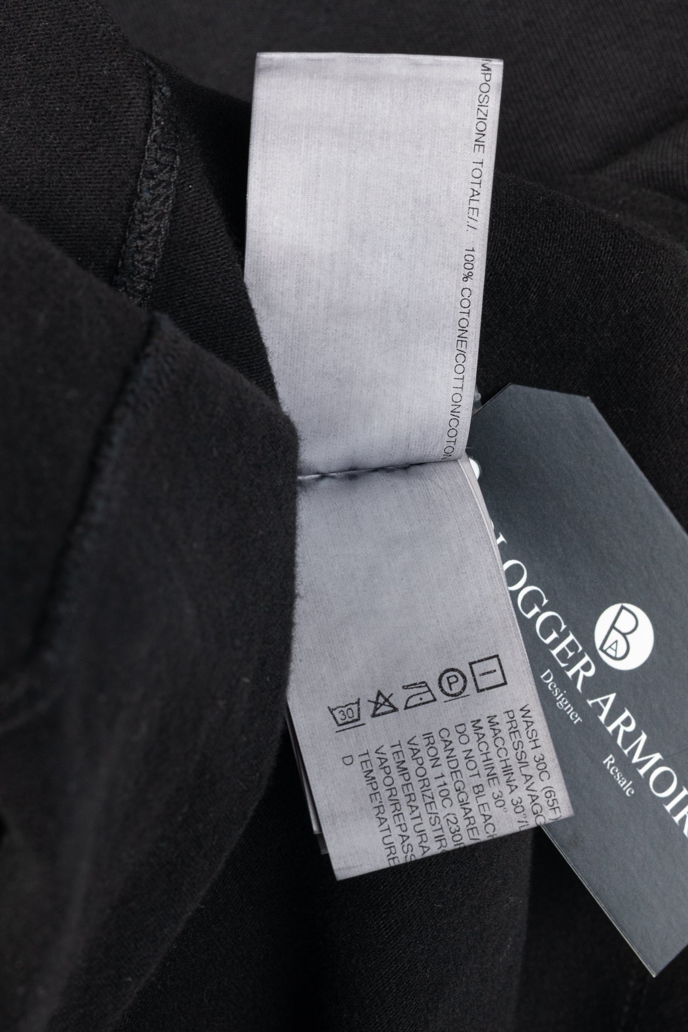 Rick Owens DRKSHDW AW/14 Black Cotton Long-Sleeve Midi Dress