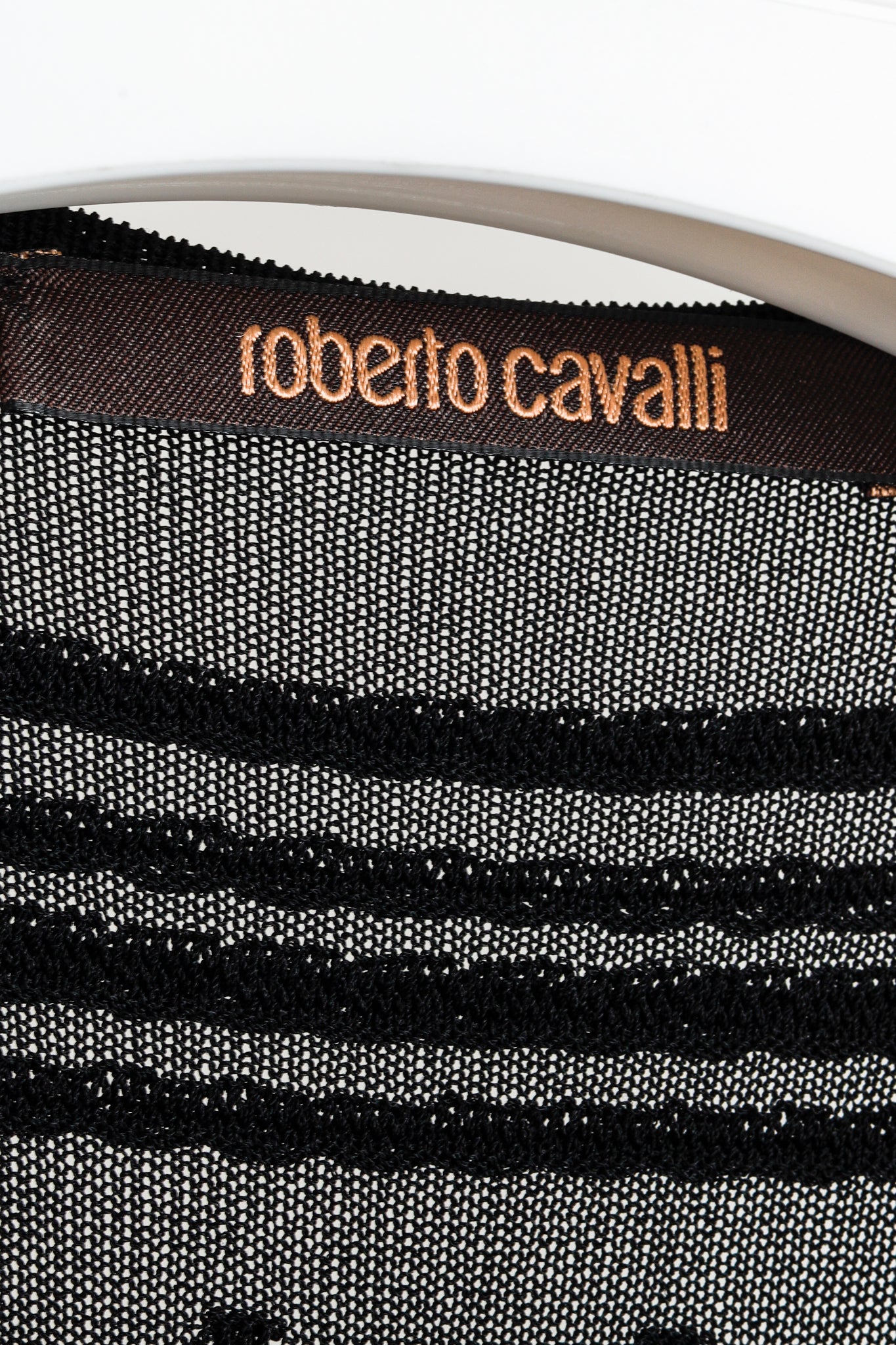 Roberto Cavalli Black Fringe Shawl Cardigan