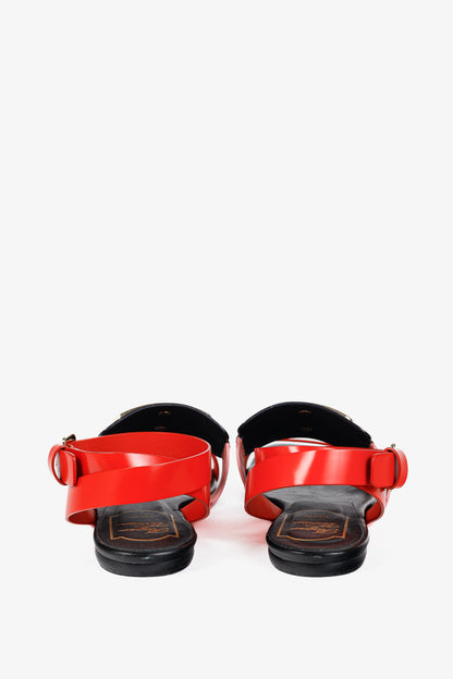 Roger Vivier SS/14 Colour-Block Buckle Flat Sandals