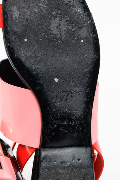 Roger Vivier SS/14 Colour-Block Buckle Flat Sandals