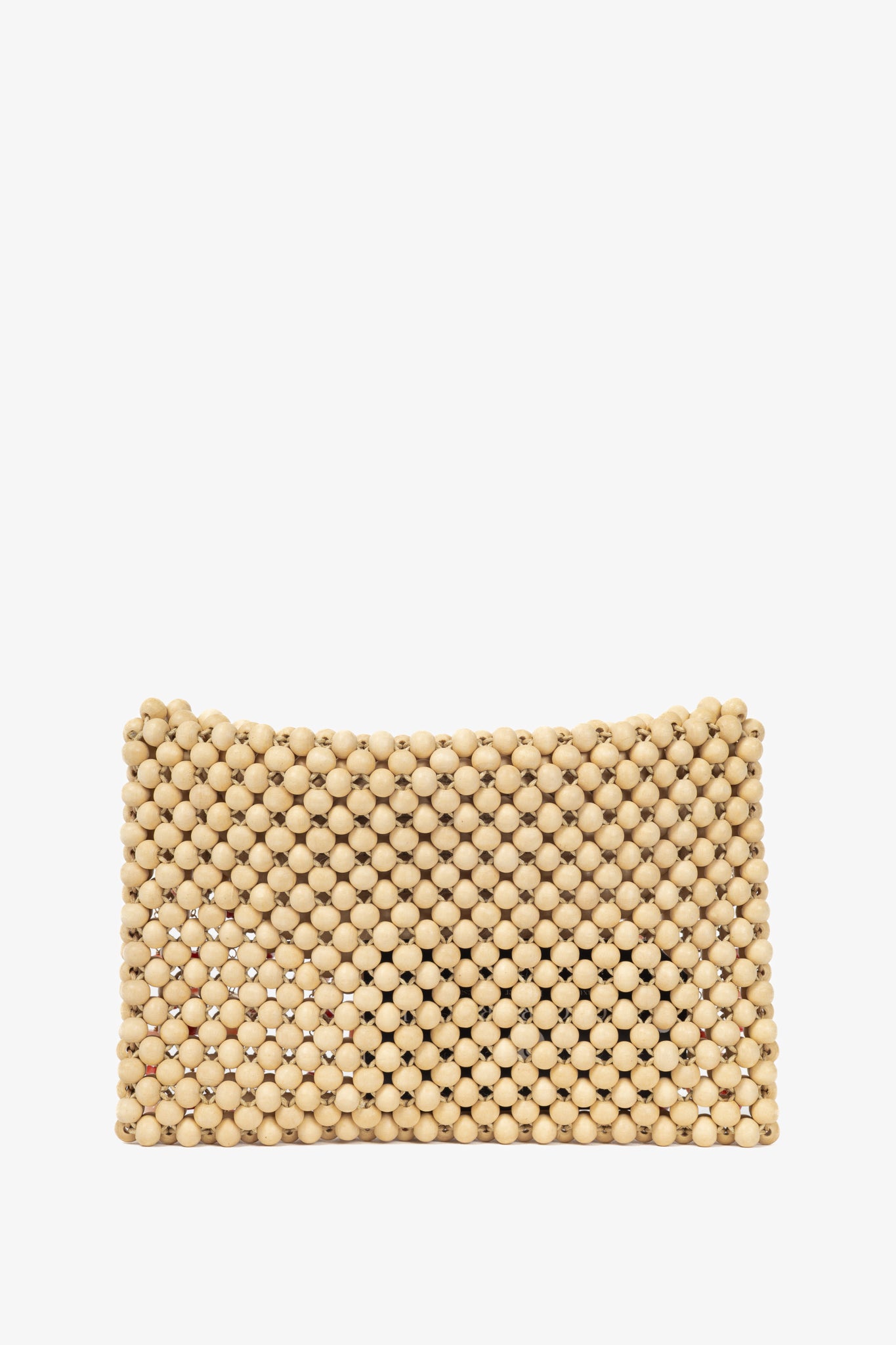 Rosantica Aquila Beige Wood-Bead Dangling-Resin Crossbody