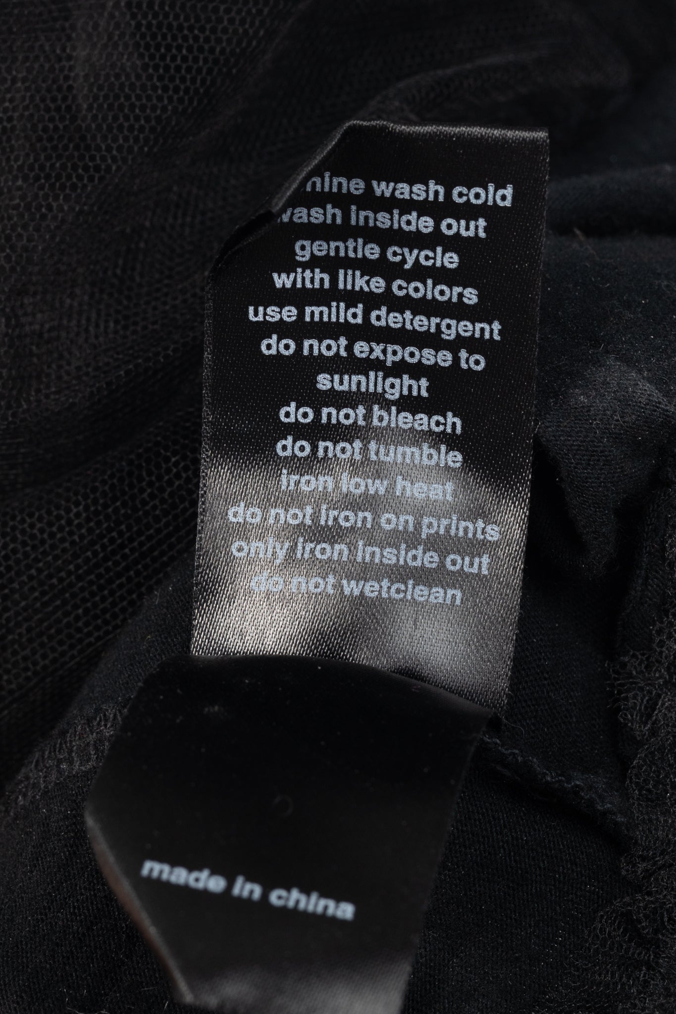 Rundholz Black Label Black Cotton-Jersey Tulle-Hem T-Shirt
