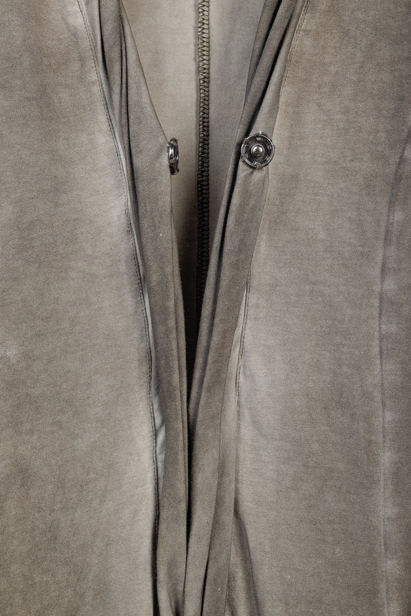 Rundholz Distressed Brown Grey Ombre Rounded Hem Cardigan