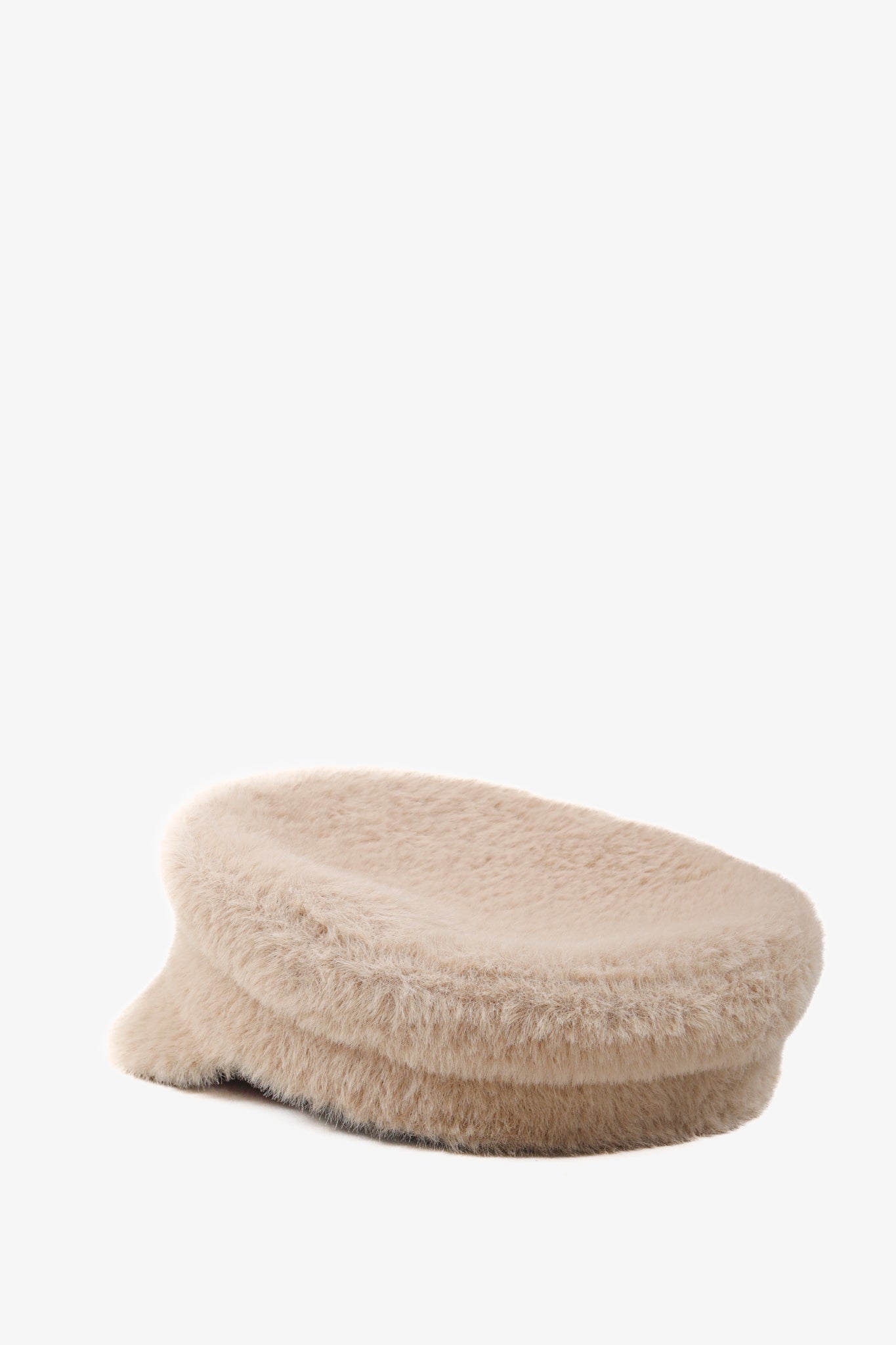 Ruslan Baginskiy Faux Fur Baker Boy Cap