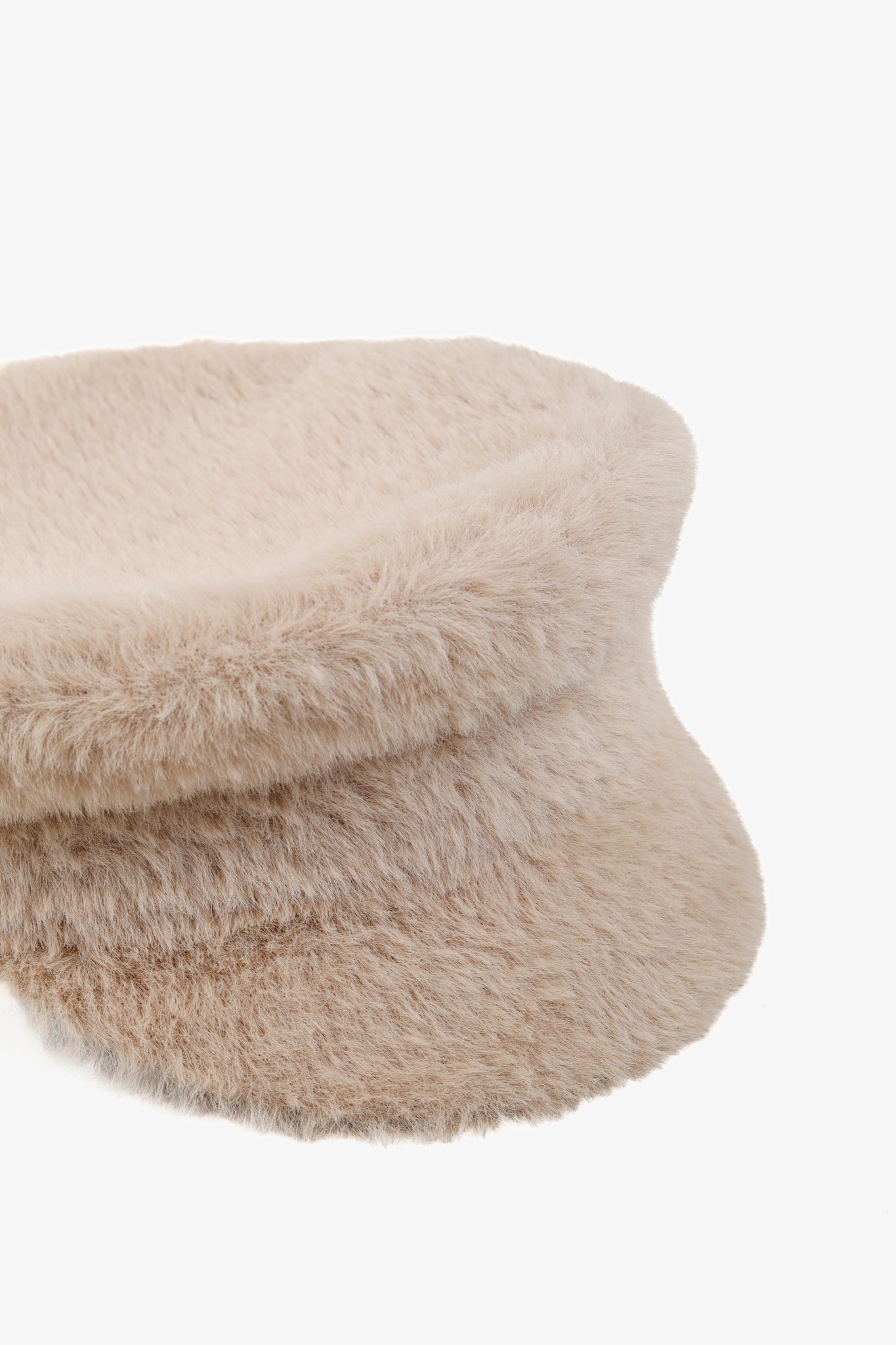 Ruslan Baginskiy Faux Fur Baker Boy Cap