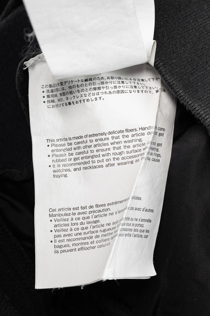 Sacai Black Cotton Sponge Sweat MA-1 Pullover