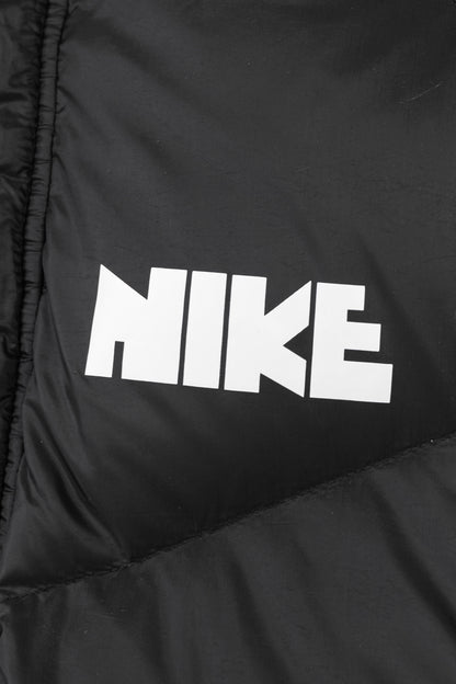 Nike x Sacai Black Loose Splicing Hooded Down Jacket