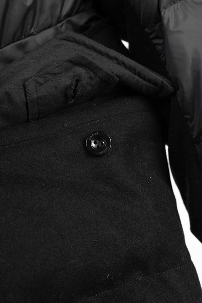 Nike x Sacai Black Loose Splicing Hooded Down Jacket