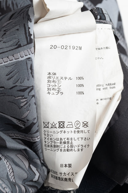 Sacai x Sun Surf Grey Diamond Head Tropical Shirt
