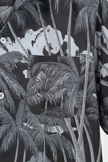 Sacai x Sun Surf Grey Diamond Head Tropical Shirt