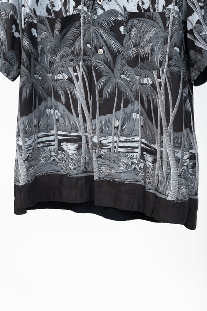 Sacai x Sun Surf Grey Diamond Head Tropical Shirt