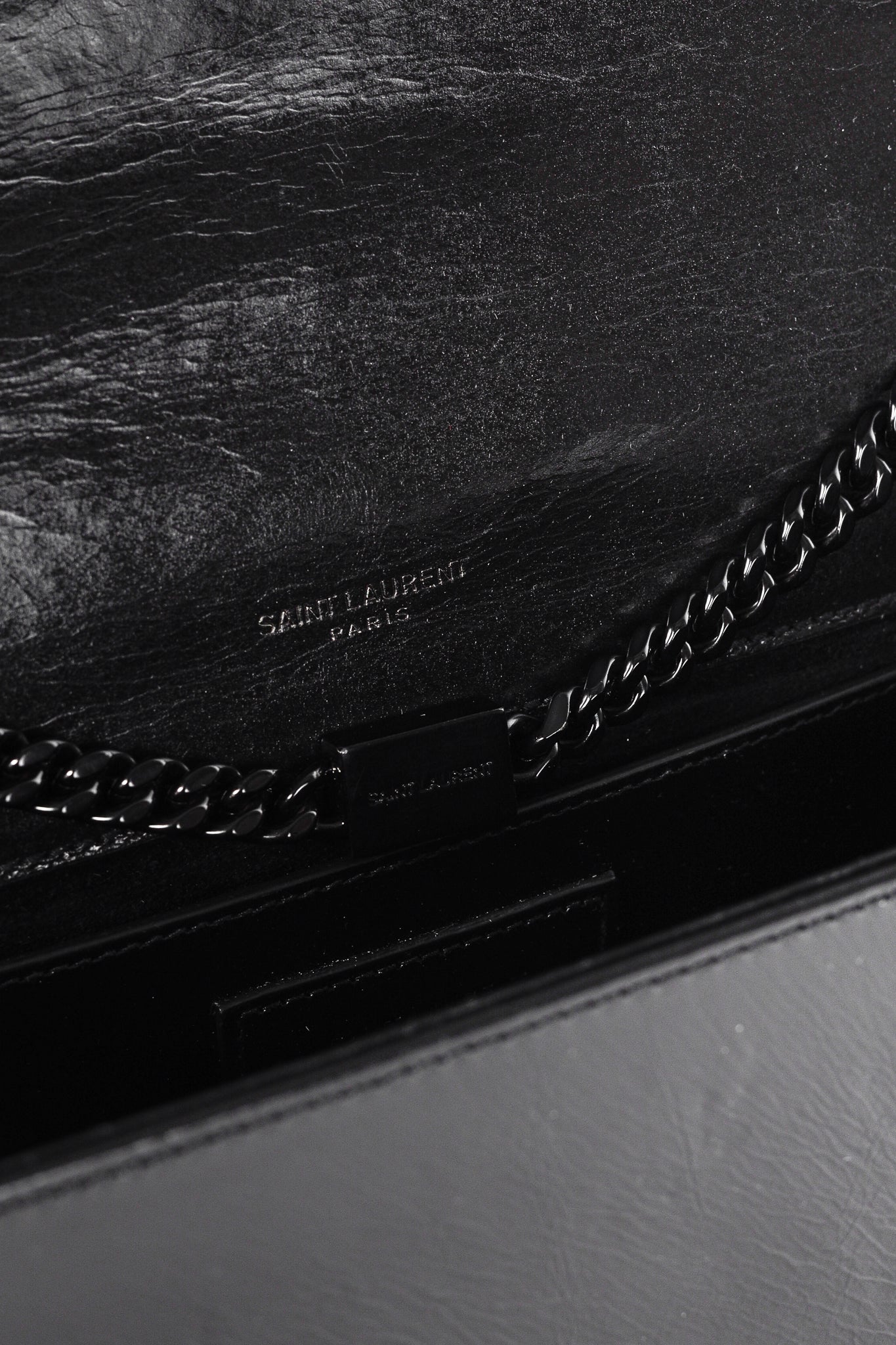 Saint Laurent Kate Medium Black Matelassé Leather Crossbody